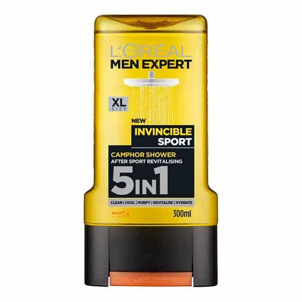Loreal Men Shower Gel 300ml - Invincible Sport